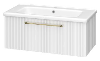 Подвесная тумба под раковину Brevita Alicante ALI-09090-0101Я 90см белый